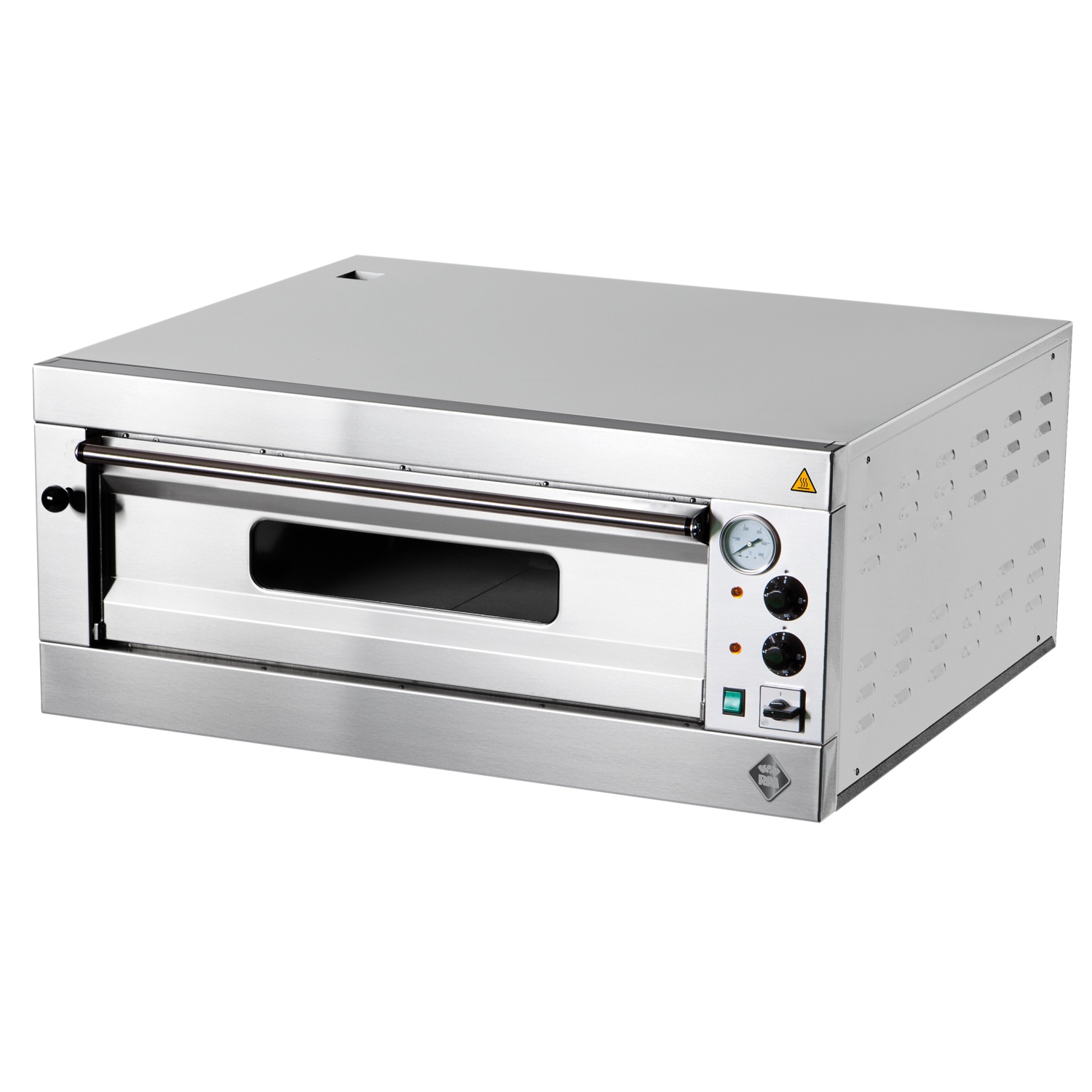 1075.45 Pizza pec 1x6, celošamot., mechan. teplomer – Obrázok 1