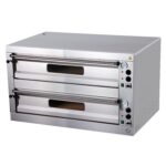 Pizza pec 2x6, celošamot., mechan. teplomer