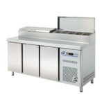 Stôl chladiaci snack, 3 x dvere