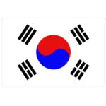 Vlajka Južná Korea